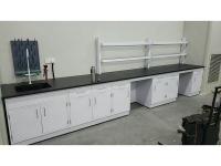 Laboratório de Química Banco de Resina Fenólica Worktop e Acero Quadro Casework Para Laboratório de Pesquisa