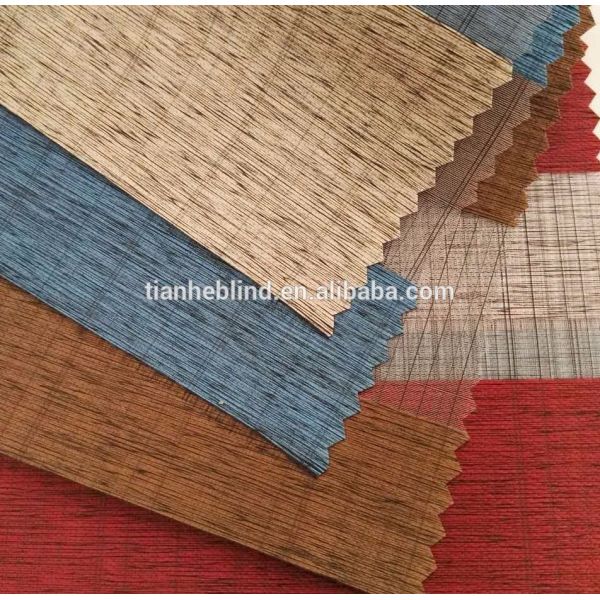 New Design Polyester Fabric 28mm Aluminum Tube Zebra Blinds/Double Layer Roller Blinds