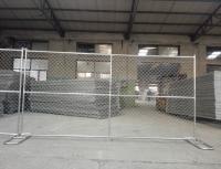 Cercas galvanizadas de ligação de cadeia 6x12 Painel temporário de cerca de construção