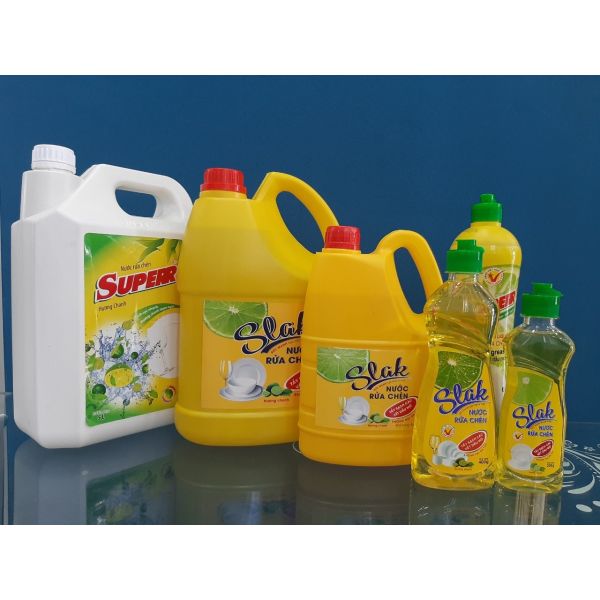 Hand Protected Liquid Dishwasher Detergent , Customerized Lemon Dishwashing Liquid