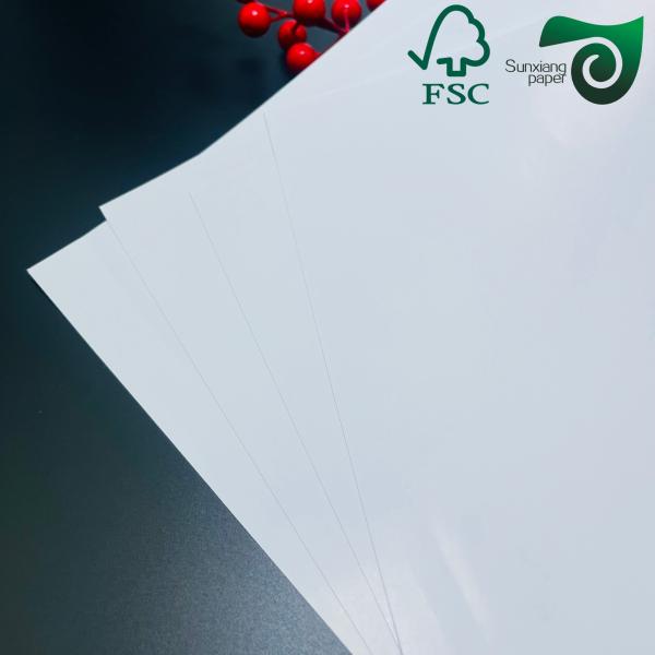 FSC A3 A4 Size 128gsm 150gsm Coated Gloss Digital Printing Paper For Menus