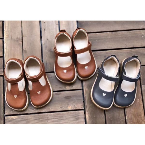 First Layer Cowhide Stylish Kids Shoes