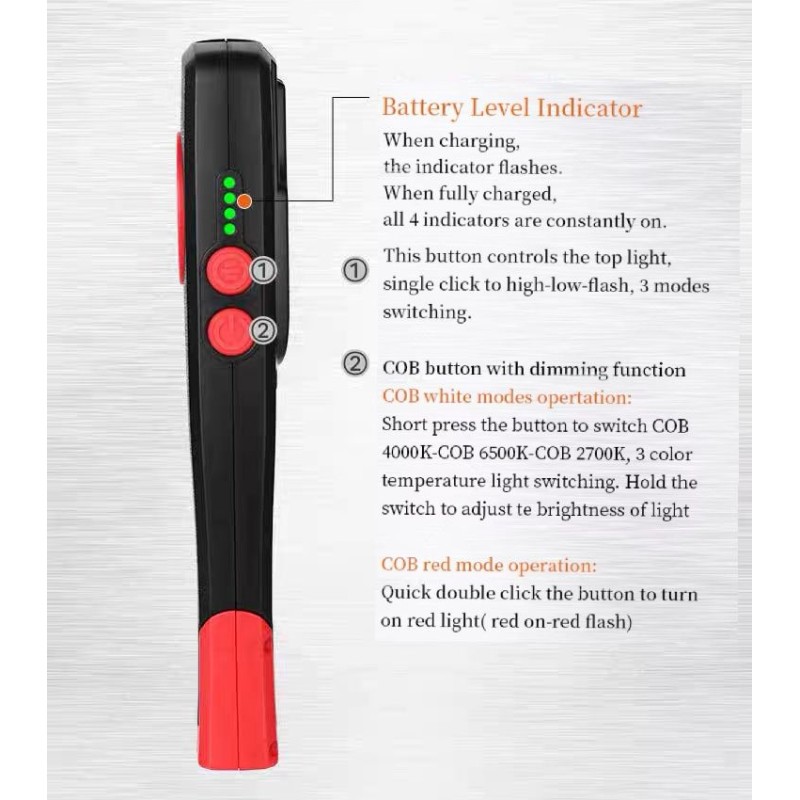Multifunctional cool and warm color temperature adjustment with hanger and triangular stand Bluetooth control solar lamp
