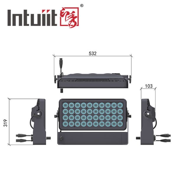 на открытом воздухе светильники потока СИД 400В