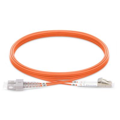 Fibra Óptica Cordão de Parche ST FC Duplex OM3 OM4 10G Alta velocidade Multimodo LSZH Comunicação de Internet
