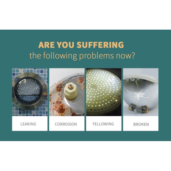 70W теплое белое 5600LM SS316L PAR56 привело свет бассейна