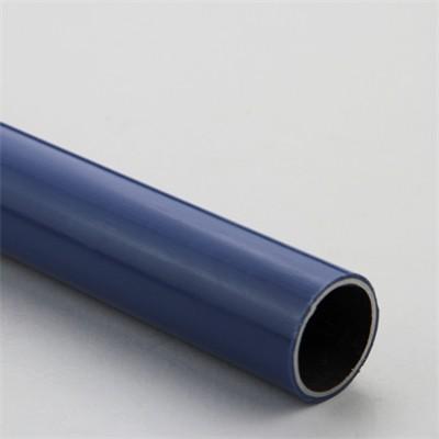 o aço revestido PE do diâmetro de 27.8mm conduz tubulação revestida do polietileno de JY-4000SL-P escura - azul