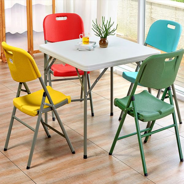 HDPE Folding Chair for Garden Patio Portable Wedding Party Banquet Events Foldable
