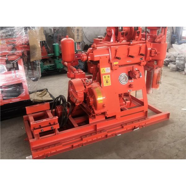 100meters Depth Crawler Mounted Drilling Rig For Exploration Drilling Hole Diameter 100mm