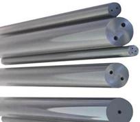 Dual Straight Hole Tungsten Carbide Steel Rod Polished 3.2mm To 20.2mm