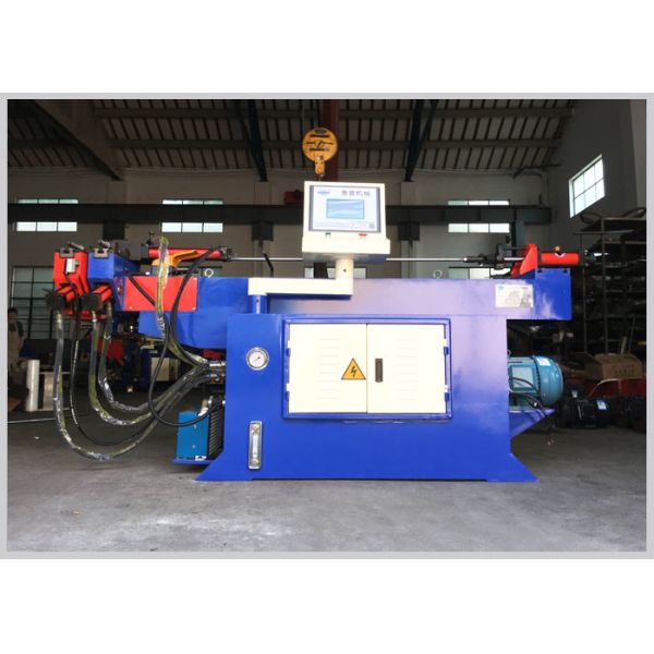 Multi Function Muffler Pipe Bending Machine , PLC Control Muffler Pipe Bender