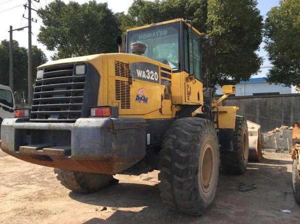 Japan Made Used Wheel Loaders Komatsu Wa320-5 Japan Surplus Front Payloaders