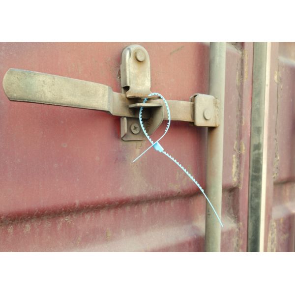 350*26*14.8 mm Pull Tight Plastic Security Seal with 280 N Tensile Strength and Laser Print