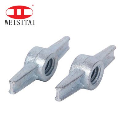 Parafuso Jack Steel Scaffolding Parts 250KN da cavidade da porca
