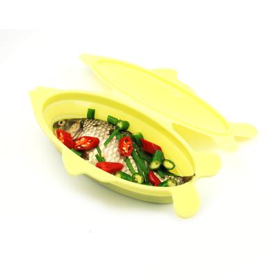 Navio do silicone do OEM Logo Sustainable Fish Shape Collapsible