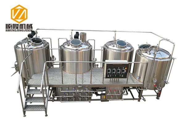 SS304 Beer brewing kit  beer fermentation equipment with conical fermenters