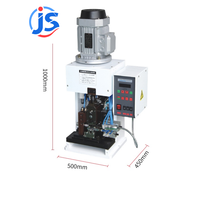 Pneumatic Cable Wire Spade Terminal Crimping Machine with 30mm Stroke, 1.5Ton Crimp Pressure, and 3000-4000pcs/H Capacity