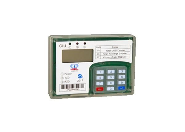 DIN Rail Single Phase Keypad Prepayment Meter STS Anti Theft KWH Meter