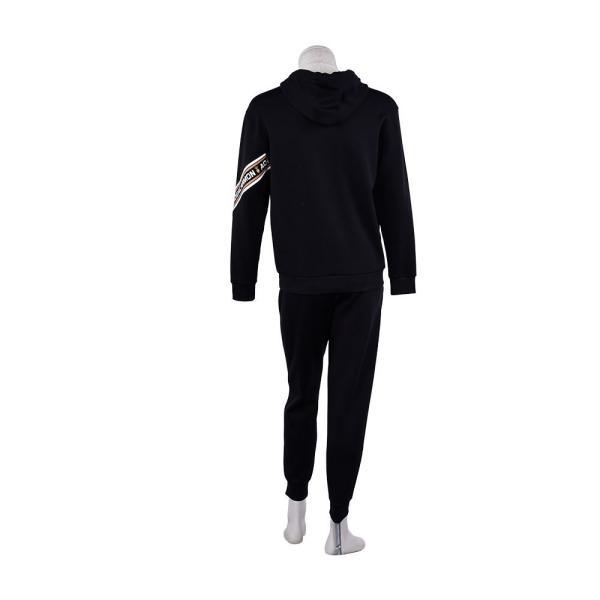 Winter Long Sleeve Hoodies Sweatpants Set Anti Static Custom Logo 400Gsm