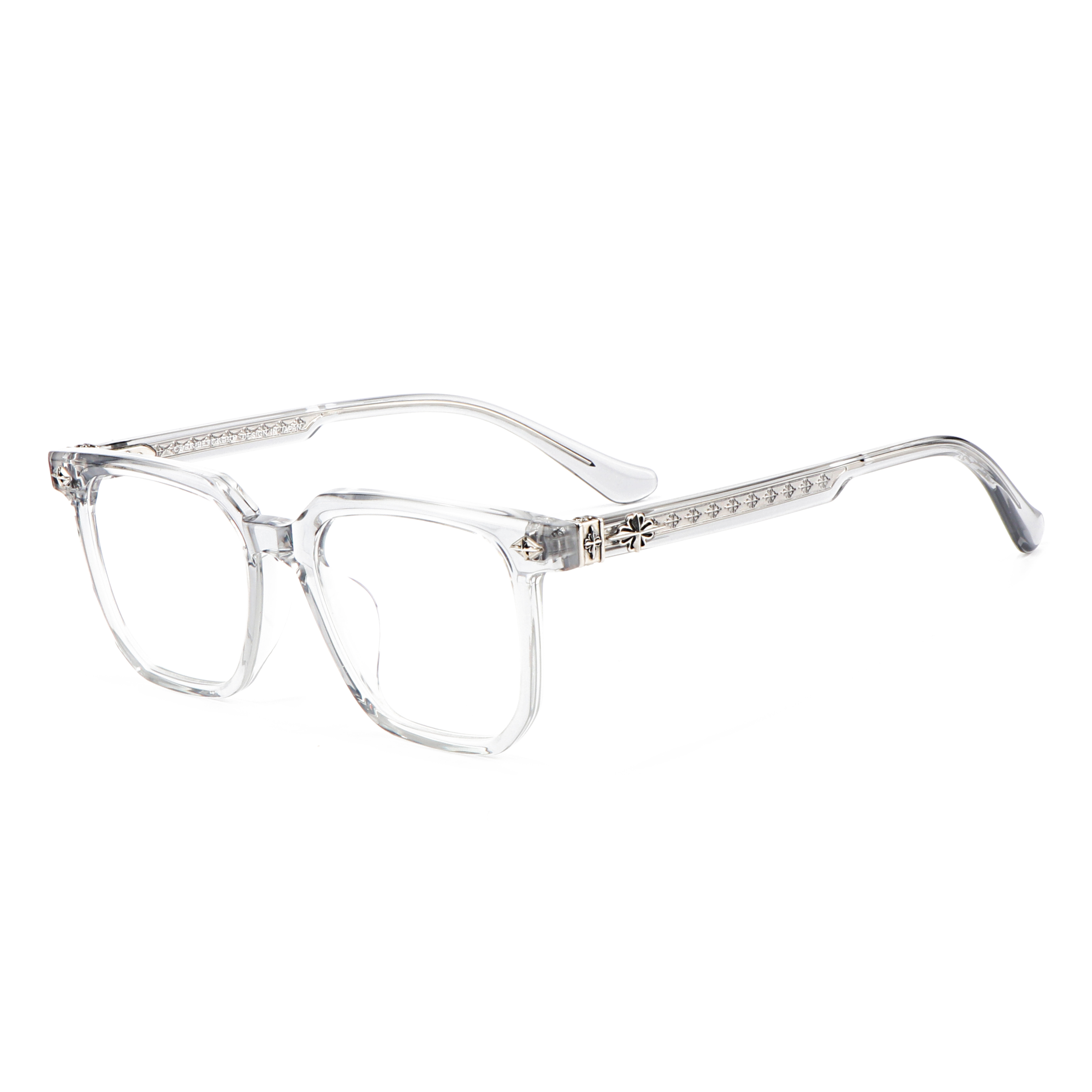 8169 Retro Smooth Transparent clear Optical Prescription Presbyopia Women Fashion Luxury Brand Thick Glasses Eyeglasses for Men