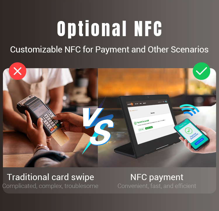 10.1 дюймовый сенсорный монитор настольные планшеты RJ45 порта Wifi цифровой вывески панель