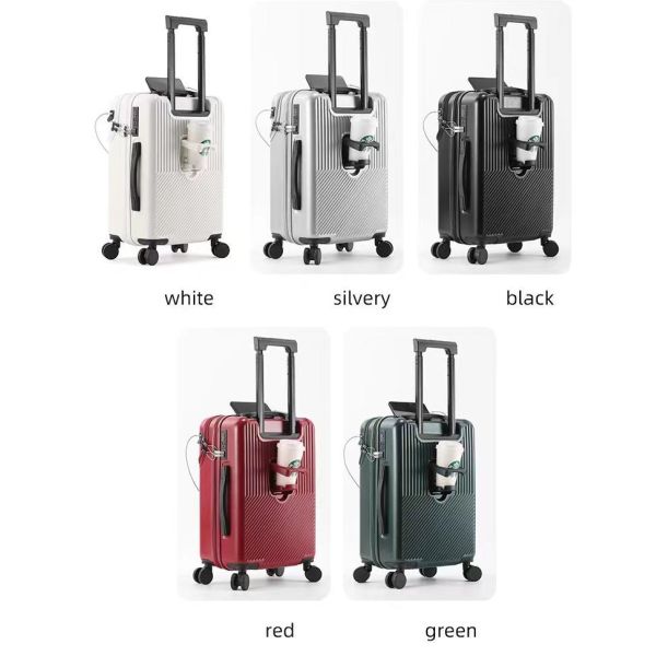 ABS Малый передний открытый носитель багажа Кабина спиннер багаж Классический дизайн