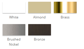 Oxidation Aluminum Left Hand Inswing French Patio Door Brushed Nickel