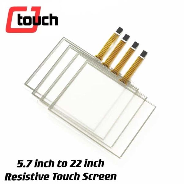 Resistive 5 Wire 4 Wire Touch Panel 5.7-22 Inch 35 Million Touches Durability