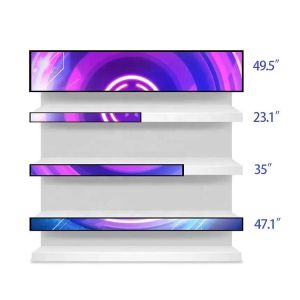 CH 48 Inch Ultra Wide Stretched Bar LCD Advertising Display Ultra Stretch Screen