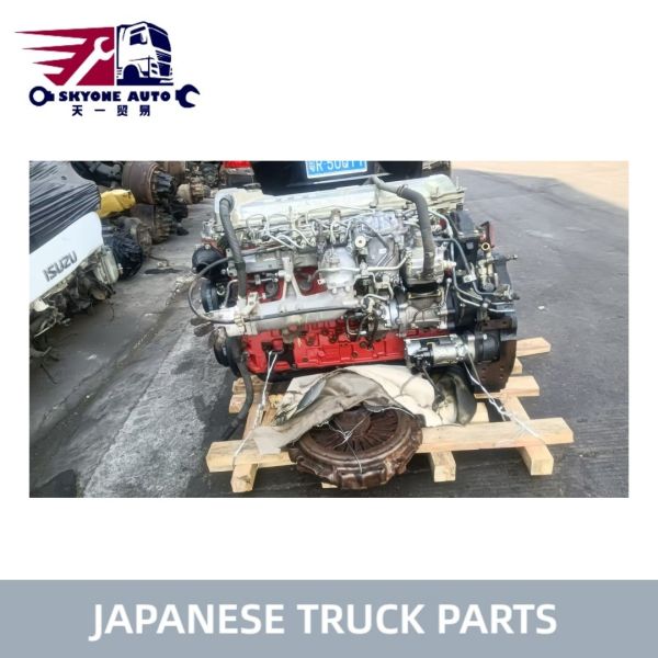 Japanese Truck Parts USED Engine Assembly Good condition For HINO 500 Truck J08E Mixer Truck Type Hino Second hand Engine