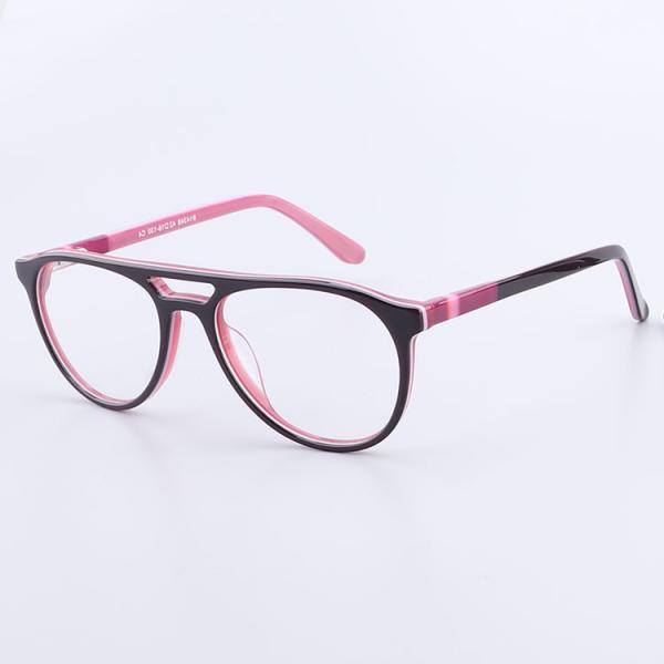 Multi Colours Acetate Double Bridges Kids Optical Frames
