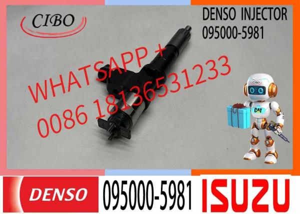 Injetor de combustível comum 095000-5981 8-97603099-1 para motor HI-ON 6WF1 6UZ1 0950005981 8976030991