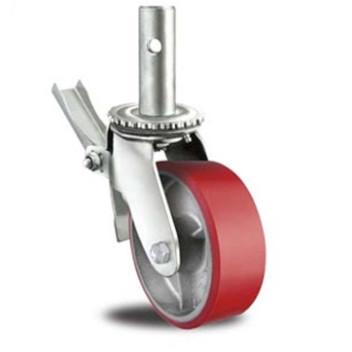 8 Inch Urethane Casters Scaffold Castors Ladder Frame Scaffolding 300kgs