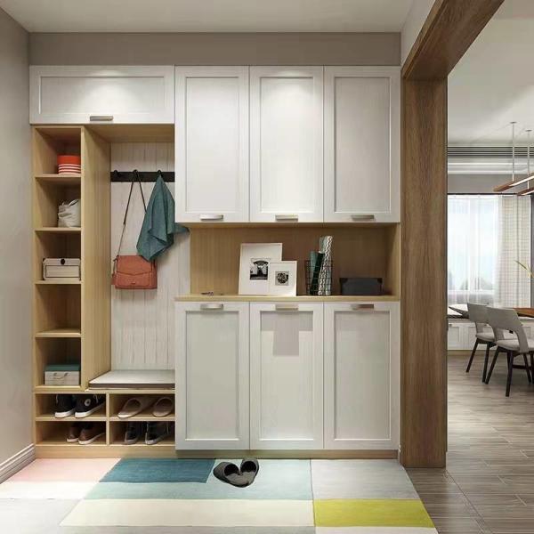 OEM Lacquer Finish Shoe Storage Cupboard Furniture Slim Shoe Rack Hallway