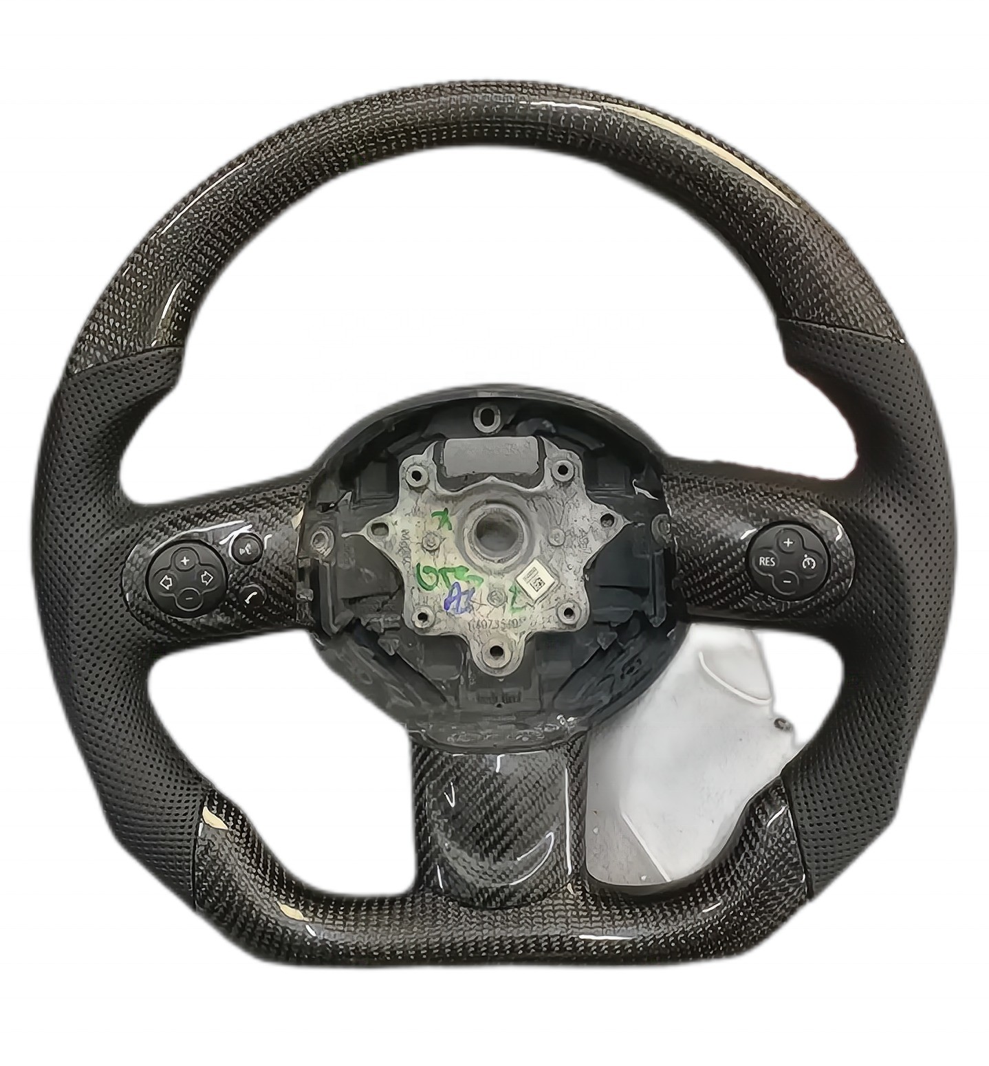 Carbon Fiber Steering Wheel 44*44*25 Perfect Fit for BMW Mini Cooper R55/56/60 F55/56