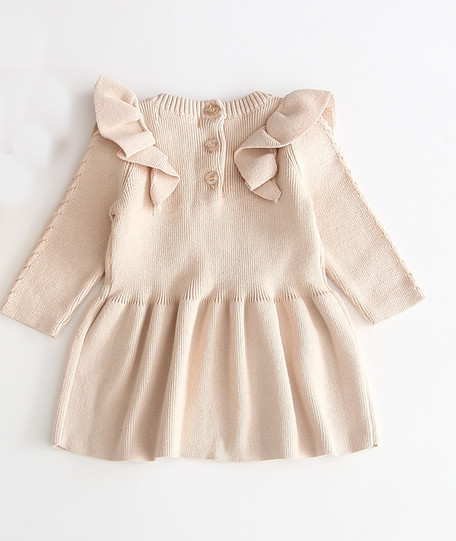 Платья принцессы Одевать Розов бутика свитера малыша связанные девушками мини на зима осени