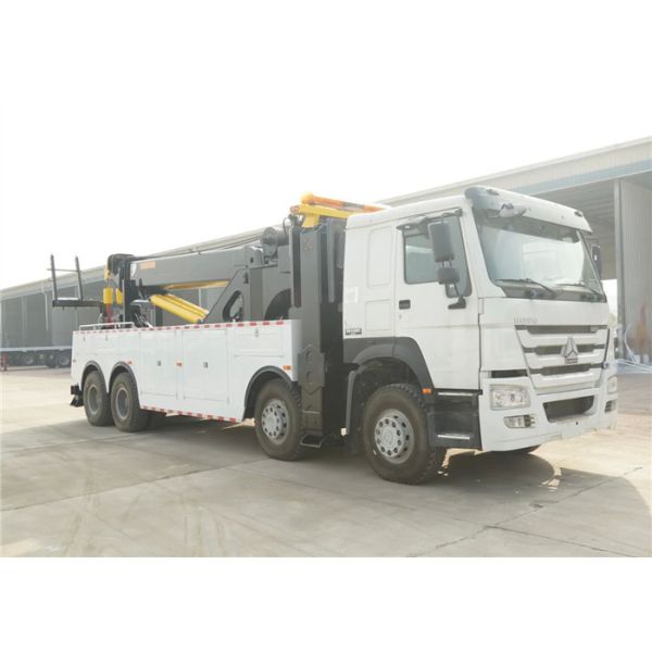 50T Road Wrecker Tow Truck 12 Wheels 8x4 371hp 50 tons Left / Right Hand Drive