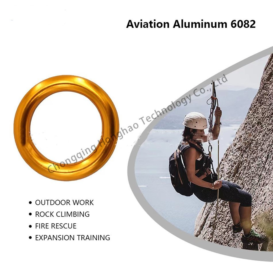 Small Round Ring Aluminum Alloy Aerial Yoga Hammock for Indoor and Outdoor Training