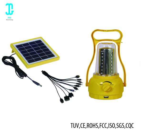 Waterproof Solar Powered Camping Lights Solar Panel Lantern 2 Years Warranty