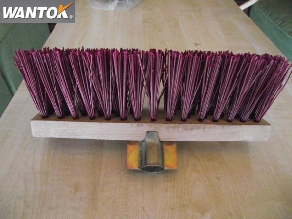 4IN Bristle Length Heavy Duty Wooden Hand Floor Cleaning Broom Brush