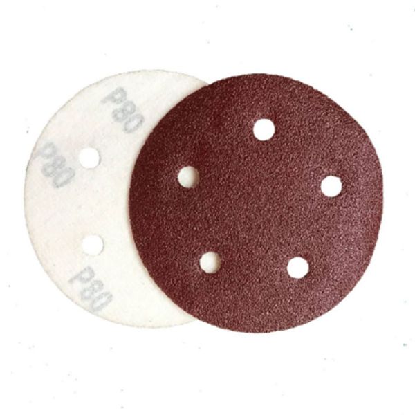 300mm 350mm RED Hook Loop Sandpaper for Epoxy Floor Grinding Cement Wall Sanding Disc