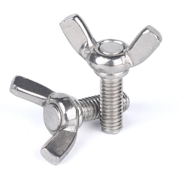 Stainless steel Thumb Screw custom bolts nuts screws Machine Wing Butterfly  bolts
