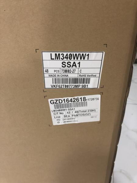 LG LCD Panel 34 Inch Display LM340WW1-SSA1 2560*1080Medical Industrial 21:9 Ultra wide