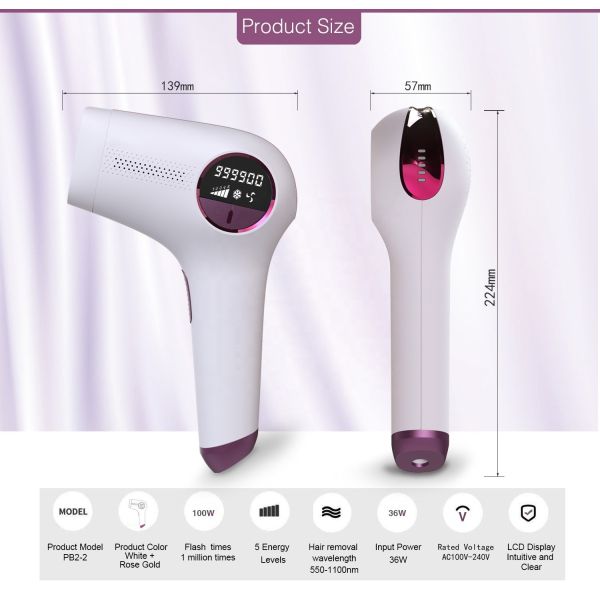 999900 Flashes IPL Hair Removal Device for Women Permanent Body Bikini Leg Arm Face