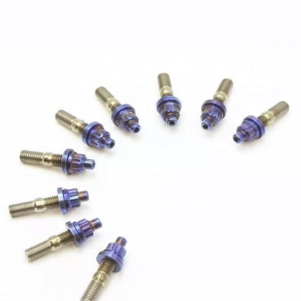 Grade 5 Titanium Stud Washer And Nut Exhaust Manifold Repair Kit