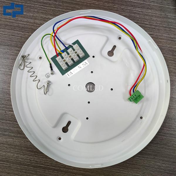 Waterproof LED Emergency Ceiling Light With Sensor Colour Dimmable White 5000 Kelvin