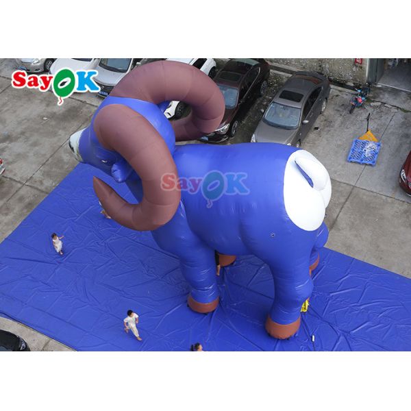 7.5m Inflatable Goat Animals Model Balloons Custom Inflation Riding Goat Advertising