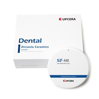 Super Translucent Dental Zirconia Blocks Multi - layer Milling Zirconium with B2