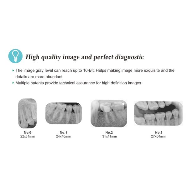 CR Imaging Plate Intraoral Dental X Ray Film Scanner