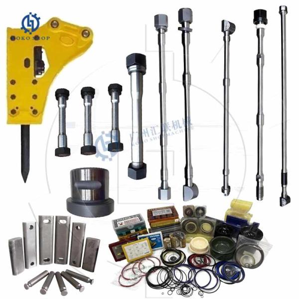 Hanwoo RHB325 RHB302 RHB303 RHB322 Rock Breaker Through Bolts For Hydraulic Hammer Spare Parts